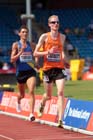 Dan Garbutt (Durham City) during the 5000 metres at the Sainsbury's British Championships, Birmingham.